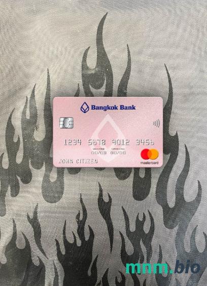 Thailand Bangkok bank wygląd zdjęcia mastercard skan PSD + zdjęcie